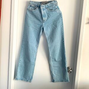 The nineties relaxed jean hi rise